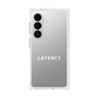 プレミアムスクエアケース［ LATENCY - Logotype - Clear ］