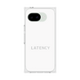 プレミアムスクエアケース［ LATENCY - Logotype - White ］
