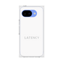 プレミアムスクエアケース［ LATENCY - Logotype - White ］