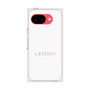 プレミアムスクエアケース［ LATENCY - Logotype - White ］