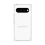 プレミアムスクエアケース［ LATENCY - Logotype - White ］