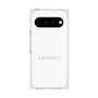 プレミアムスクエアケース［ LATENCY - Logotype - White ］