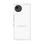 プレミアムスクエアケース［ LATENCY - Logotype - White ］