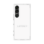 プレミアムスクエアケース［ LATENCY - Logotype - White ］