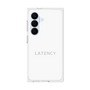 プレミアムスクエアケース［ LATENCY - Logotype - White ］
