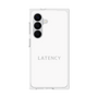 プレミアムスクエアケース［ LATENCY - Logotype - White ］
