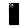 プレミアムスクエアケース［ LATENCY - Logotype - Black ］