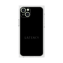 プレミアムスクエアケース［ LATENCY - Logotype - Black ］