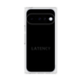 プレミアムスクエアケース［ LATENCY - Logotype - Black ］