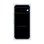プレミアムスクエアケース［ LATENCY - Logotype - Black ］