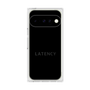 プレミアムスクエアケース［ LATENCY - Logotype - Black ］
