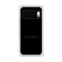 プレミアムスクエアケース［ LATENCY - Logotype - Black ］