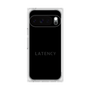 プレミアムスクエアケース［ LATENCY - Logotype - Black ］