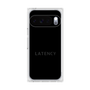 プレミアムスクエアケース［ LATENCY - Logotype - Black ］