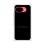 プレミアムスクエアケース［ LATENCY - Logotype - Black ］