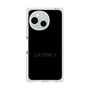 プレミアムスクエアケース［ LATENCY - Logotype - Black ］