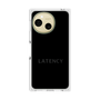 プレミアムスクエアケース［ LATENCY - Logotype - Black ］