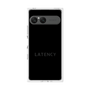 プレミアムスクエアケース［ LATENCY - Logotype - Black ］