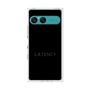 プレミアムスクエアケース［ LATENCY - Logotype - Black ］