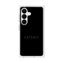 プレミアムスクエアケース［ LATENCY - Logotype - Black ］