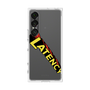 プレミアムスクエアケース［ LATENCY - Rock logo - Clear ］