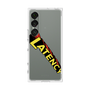 プレミアムスクエアケース［ LATENCY - Rock logo - Clear ］