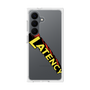 プレミアムスクエアケース［ LATENCY - Rock logo - Clear ］