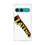 プレミアムスクエアケース［ LATENCY - Rock logo - White ］