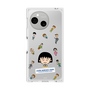 プレミアムスクエアケース［ ちびまる子ちゃん - まる子とお友達 - クリア ］