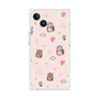 プレミアムスクエアケース［ ビリケン - 総柄 - ピンク ］