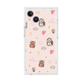 プレミアムスクエアケース［ ビリケン - 総柄 - ピンク ］