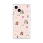 プレミアムスクエアケース［ ビリケン - 総柄 - ピンク ］