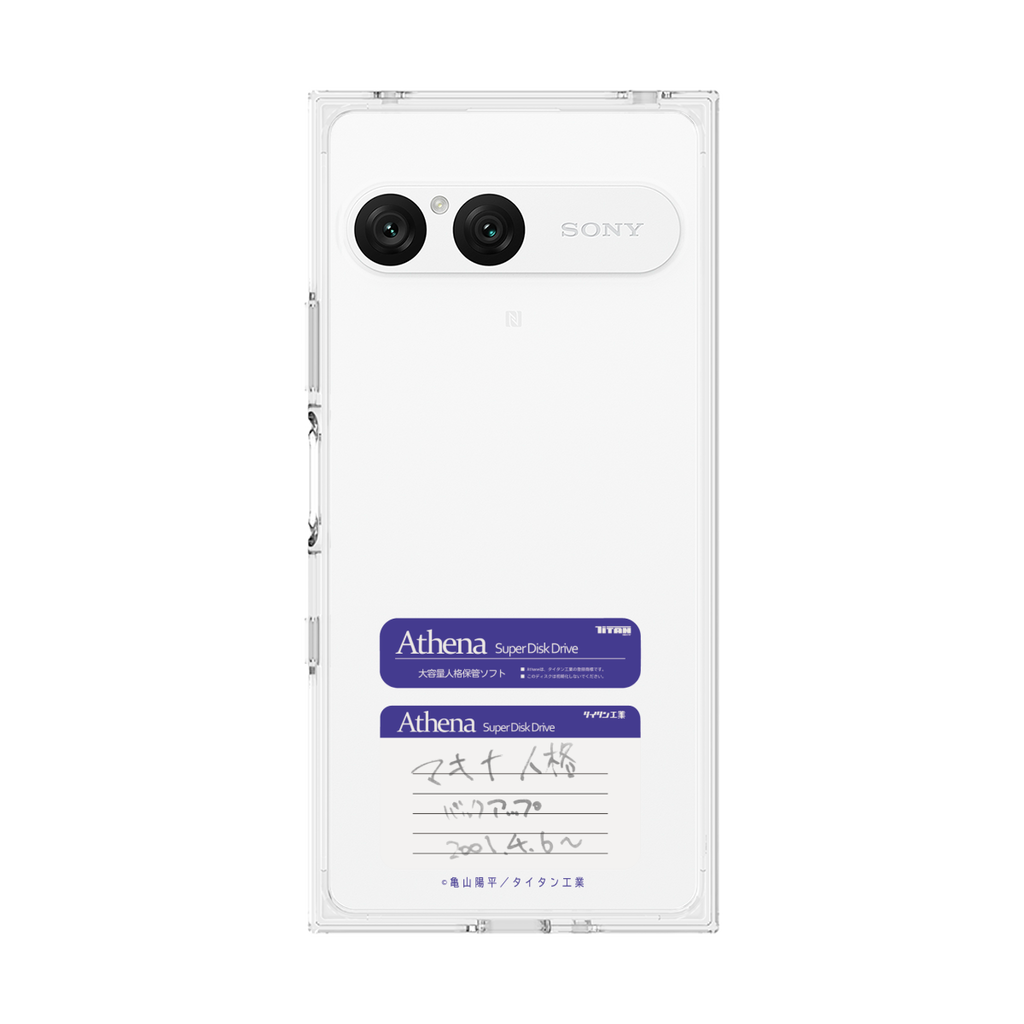 プレミアムスクエアケース for SONY Xperia 10 VII［ 銀河特急 ミルキー☆サブウェイ - マキナの人格ディスク ］