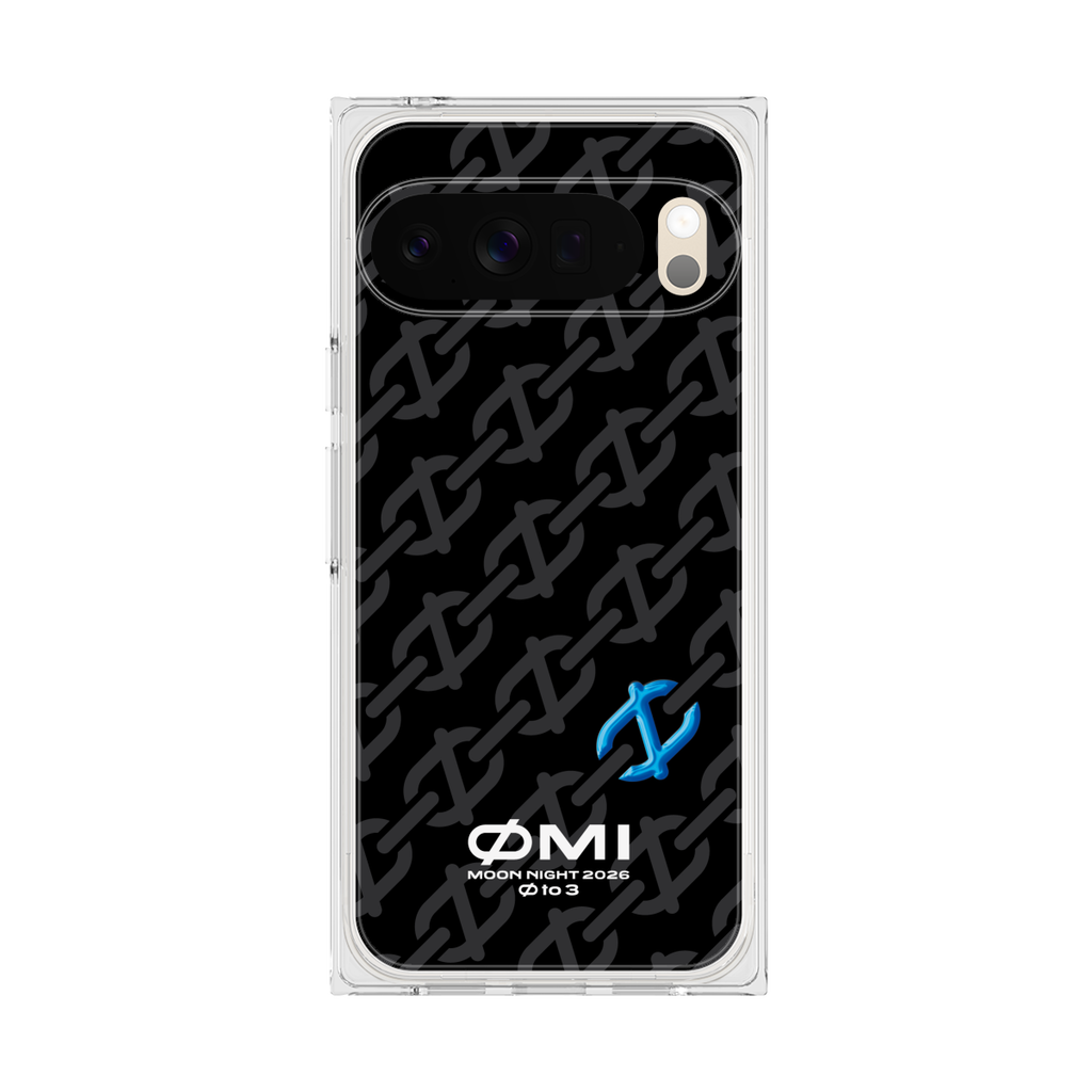 プレミアムスクエアケース for Google Pixel 10 Pro XL［ ØMI MOON NIGHT 2026 Ø to 3 - ロゴ① ］