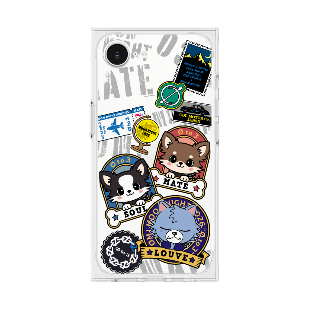 プレミアムスクエアケース for Apple iPhone 17e［ ØMI MOON NIGHT 2026 Ø to 3 - キャラクター ］