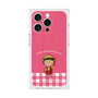 プレミアムスクエアケース［ ちびまる子ちゃん - ピンクチェック ］