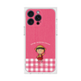 プレミアムスクエアケース［ ちびまる子ちゃん - ピンクチェック ］