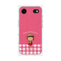 プレミアムスクエアケース［ ちびまる子ちゃん - ピンクチェック ］