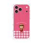プレミアムスクエアケース［ ちびまる子ちゃん - ピンクチェック ］