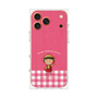 プレミアムスクエアケース［ ちびまる子ちゃん - ピンクチェック ］
