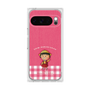 プレミアムスクエアケース［ ちびまる子ちゃん - ピンクチェック ］
