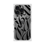 プレミアムスクエアケース［ KLON - スクリプトフロー - クリアブラック ］
