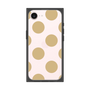 プレミアムスクエアケース［ シンプルドット - Beige ］