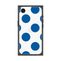 プレミアムスクエアケース［ シンプルドット - Blue ］
