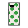 プレミアムスクエアケース［ シンプルドット - Green ］