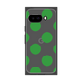 プレミアムスクエアケース［ シンプルドット - Green ］