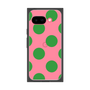 プレミアムスクエアケース［ シンプルドット - Green ］