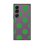 プレミアムスクエアケース［ シンプルドット - Green ］