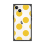 プレミアムスクエアケース［ シンプルドット - Yellow ］