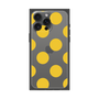 プレミアムスクエアケース［ シンプルドット - Yellow ］